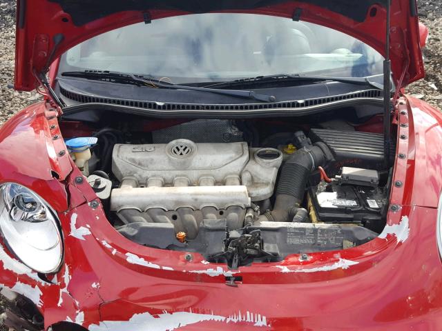 3VWRF31Y26M304512 - 2006 VOLKSWAGEN NEW BEETLE 红色 照片 7