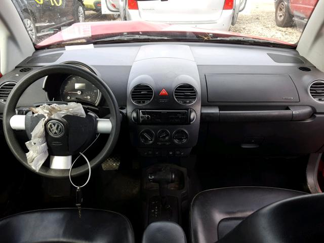 3VWRF31Y26M304512 - 2006 VOLKSWAGEN NEW BEETLE 红色 照片 9