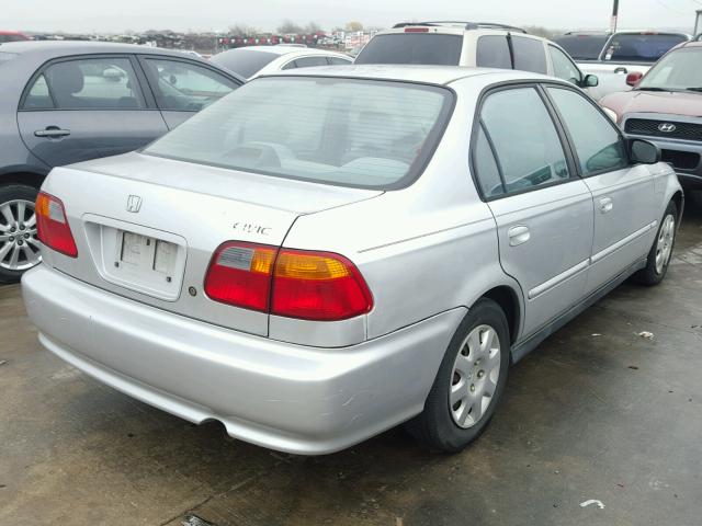 2HGEJ6617XH512397 - 1999 HONDA CIVIC BASE SILVER photo 4