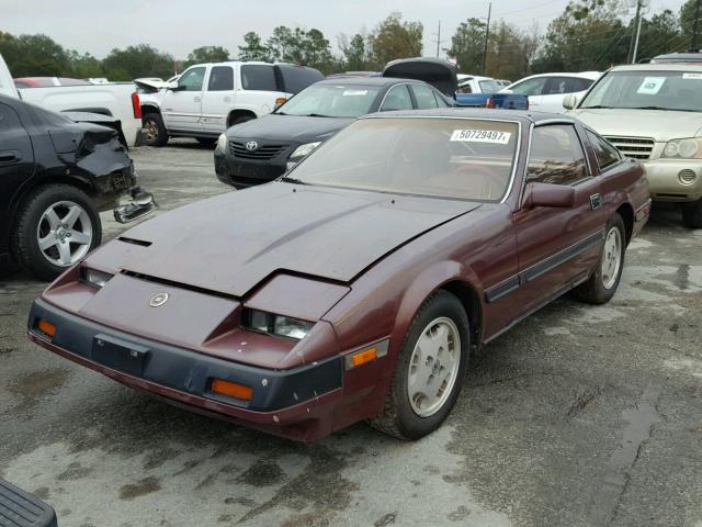 JN1HZ14S3EX008802 - 1984 DATSUN 300ZX MAROON photo 2