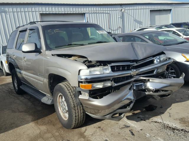 1GNEK13Z52R121743 - 2002 CHEVROLET TAHOE K150 TAN photo 1