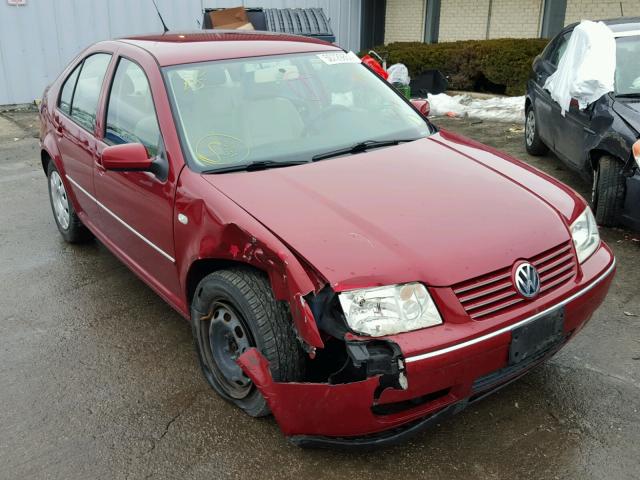 3VWRK69M14M102692 - 2004 VOLKSWAGEN JETTA GL MAROON photo 1