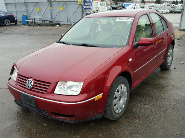 3VWRK69M14M102692 - 2004 VOLKSWAGEN JETTA GL MAROON photo 2