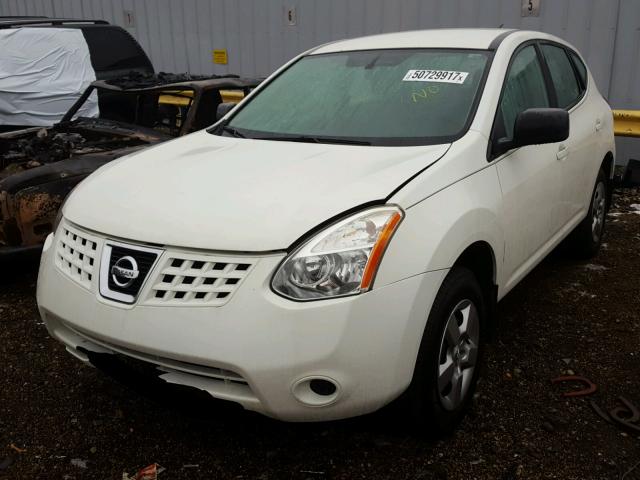 JN8AS58V98W406593 - 2008 NISSAN ROGUE S WHITE photo 2