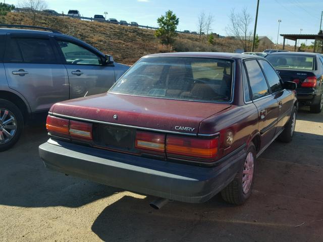 4T1SV21E9LU282809 - 1990 TOYOTA CAMRY DLX 栗色 照片 4