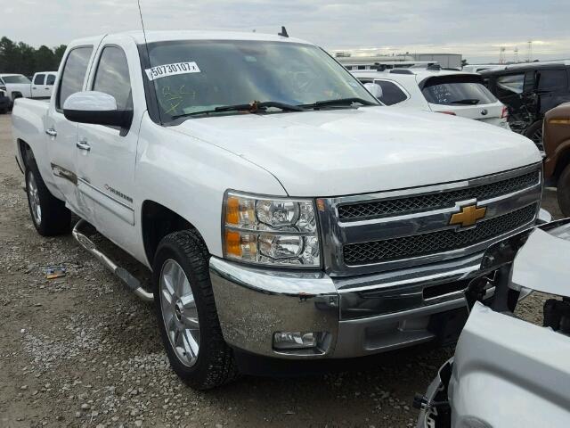 3GCPCSE00CG182132 - 2012 CHEVROLET SILVERADO WHITE photo 1