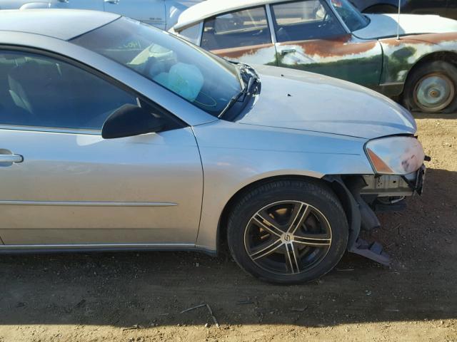 1G2ZG528X54147319 - 2005 PONTIAC G6 SILVER photo 10