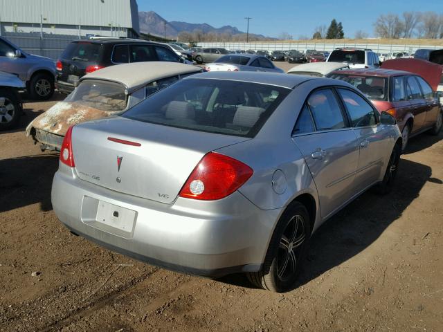 1G2ZG528X54147319 - 2005 PONTIAC G6 SILVER photo 4