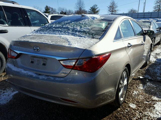 5NPEC4AC7BH225146 - 2011 HYUNDAI SONATA SE GOLD photo 4