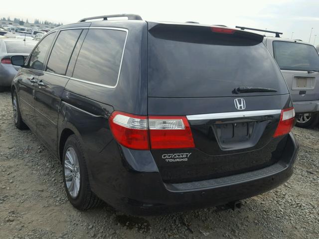 5FNRL38857B026356 - 2007 HONDA ODYSSEY TO BLACK photo 3