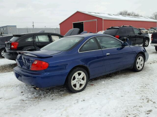 19UYA42682A800102 - 2002 ACURA 3.2CL TYPE BLUE photo 4