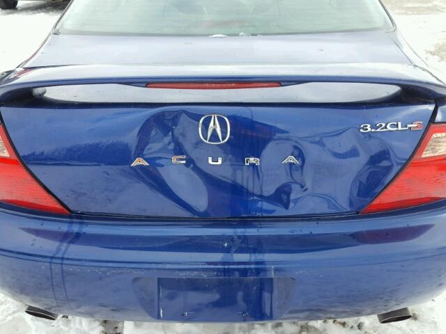 19UYA42682A800102 - 2002 ACURA 3.2CL TYPE BLUE photo 9