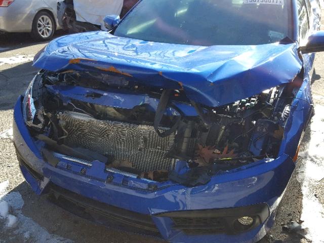 2HGFC1F33HH647378 - 2017 HONDA CIVIC EX BLUE photo 9