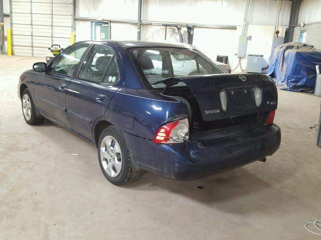 3N1CB51D36L575830 - 2006 NISSAN SENTRA 1.8 BLUE photo 3