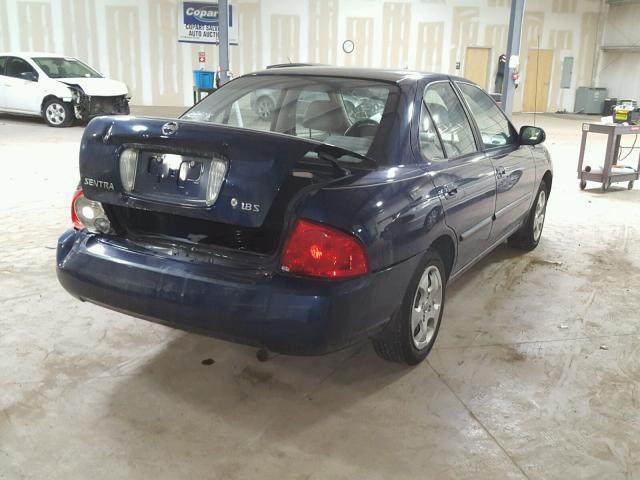 3N1CB51D36L575830 - 2006 NISSAN SENTRA 1.8 BLUE photo 4