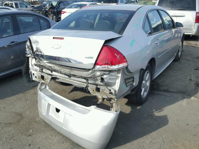 2G1WF5EK6B1323758 - 2011 CHEVROLET IMPALA LS SILVER photo 4