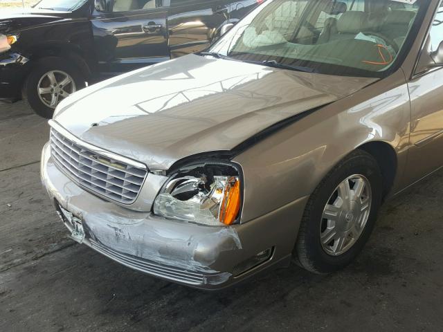 1G6KD54Y54U248451 - 2004 CADILLAC DEVILLE GOLD photo 9