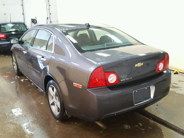 1G1ZC5E0XCF273140 - 2012 CHEVROLET MALIBU 1LT GRAY photo 3