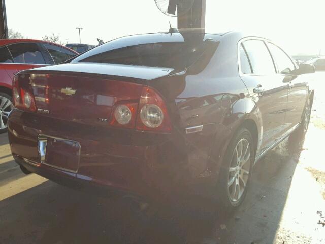 1G1ZK57718F279963 - 2008 CHEVROLET MALIBU LTZ RED photo 4