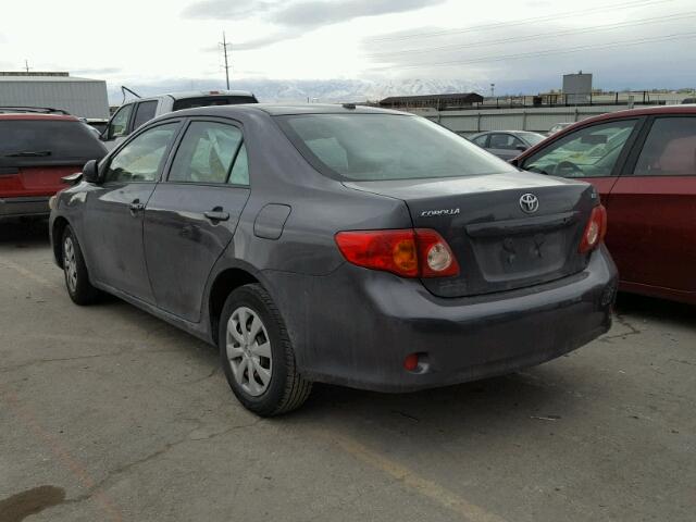 JTDBL40E69J024412 - 2009 TOYOTA COROLLA BA CHARCOAL photo 3