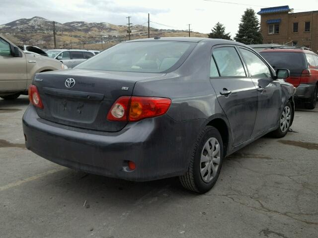 JTDBL40E69J024412 - 2009 TOYOTA COROLLA BA CHARCOAL photo 4