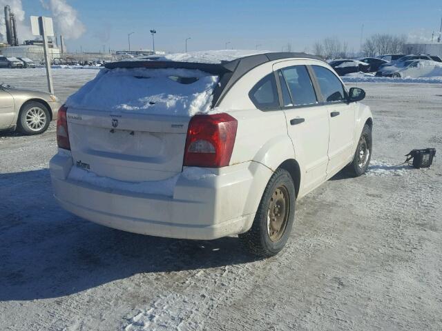 1B3HB48B88D643955 - 2008 DODGE CALIBER SX WHITE photo 4