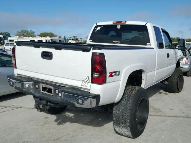 1GCEK19B66Z179689 - 2006 CHEVROLET SILVERADO WHITE photo 4