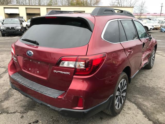 4S4BSBNC1F3356008 - 2015 SUBARU OUTBACK 2. BURGUNDY photo 4