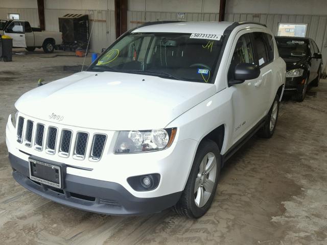 1C4NJCBA4GD634196 - 2016 JEEP COMPASS SP WHITE photo 2