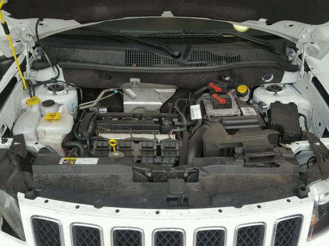 1C4NJCBA4GD634196 - 2016 JEEP COMPASS SP WHITE photo 7