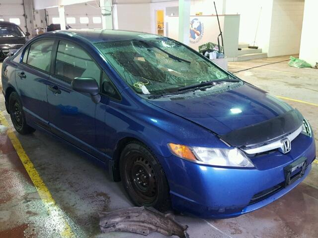 2HGFA15337H005457 - 2007 HONDA CIVIC DX BLUE photo 1