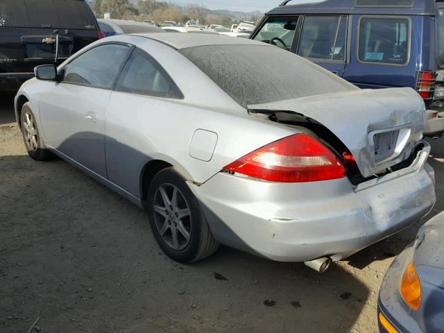 1HGCM82623A012572 - 2003 HONDA ACCORD EX SILVER photo 3