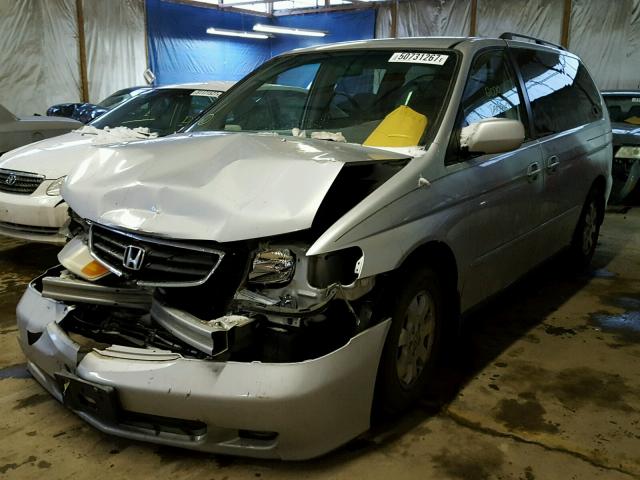 5FNRL18694B026259 - 2004 HONDA ODYSSEY EX SILVER photo 2