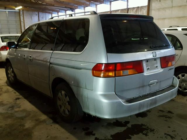 5FNRL18694B026259 - 2004 HONDA ODYSSEY EX SILVER photo 3