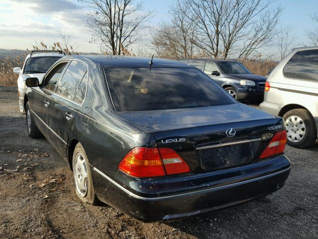 JTHBN30F510038534 - 2001 LEXUS LS 430 BLACK photo 3