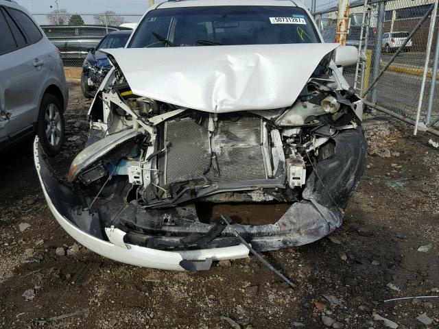 5TDZA22C36S460587 - 2006 TOYOTA SIENNA XLE WHITE photo 9