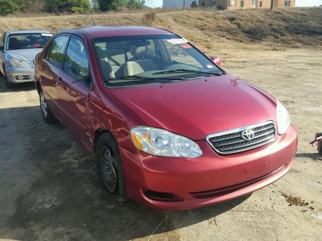 1NXBR32E45Z444390 - 2005 TOYOTA COROLLA CE RED photo 1