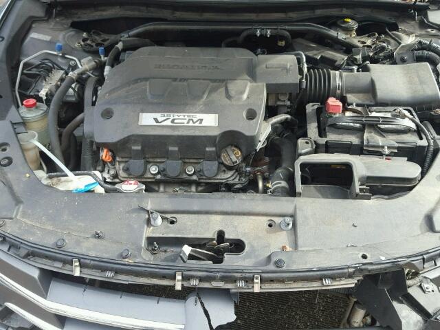 5J6TF2H57AL016262 - 2010 HONDA ACCORD CRO GRAY photo 7