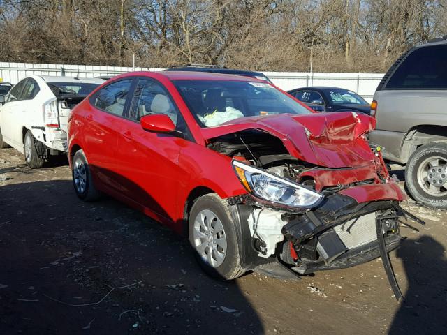 KMHCT4AE7HU207684 - 2017 HYUNDAI ACCENT SE MAROON photo 1