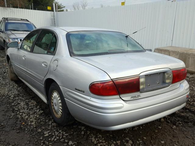 1G4HP54K514202717 - 2001 BUICK LESABRE CU SILVER photo 3