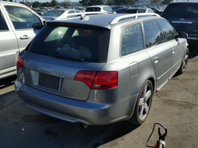 WAUSG78EX6A003808 - 2006 AUDI A4 S-LINE GRAY photo 4