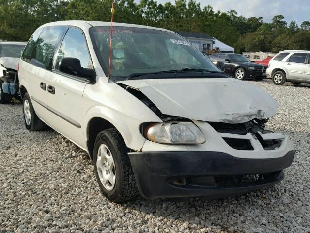 1D4GP25383B261610 - 2003 DODGE CARAVAN SE WHITE photo 1