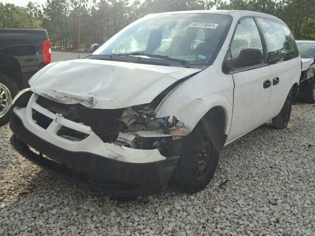 1D4GP25383B261610 - 2003 DODGE CARAVAN SE WHITE photo 2