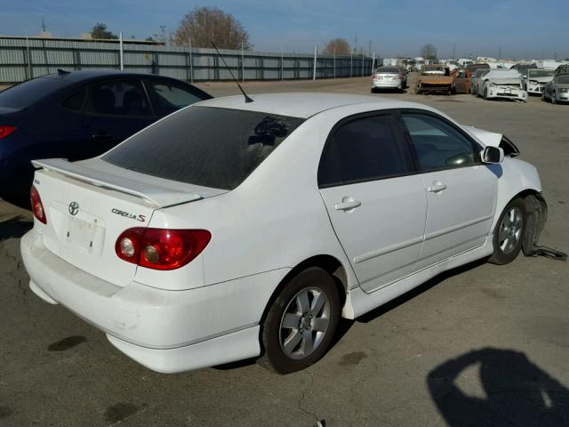 1NXBR32E36Z576378 - 2006 TOYOTA COROLLA CE WHITE photo 4