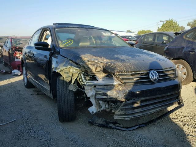 3VWL17AJ6HM297341 - 2017 VOLKSWAGEN JETTA SEL BLACK photo 1