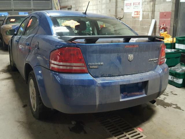 1B3CC4FBXAN173146 - 2010 DODGE AVENGER SX BLUE photo 3