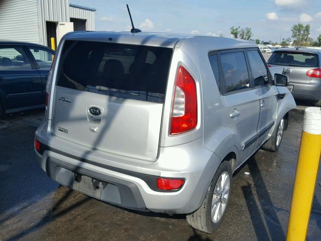 KNDJT2A69C7431362 - 2012 KIA SOUL + SILVER photo 4