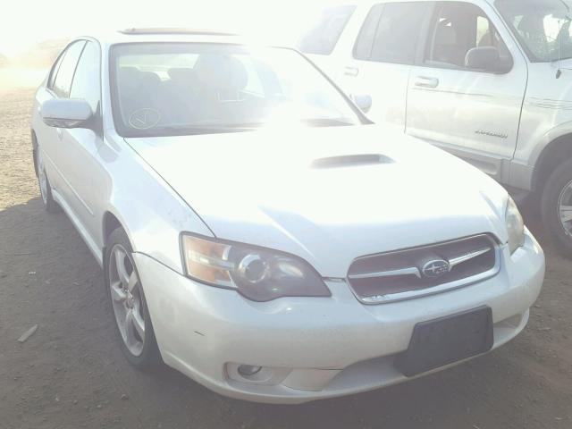 4S3BL676554210672 - 2005 SUBARU LEGACY GT WHITE photo 1