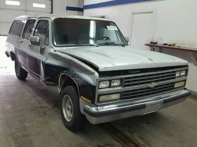 1GNER16K4LF134318 - 1990 CHEVROLET SUBURBAN R TWO TONE photo 1