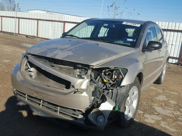 1B3CB3HA5AD565975 - 2010 DODGE CALIBER MA GOLD photo 2